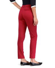 Cotton Sateen Tapered Trouser